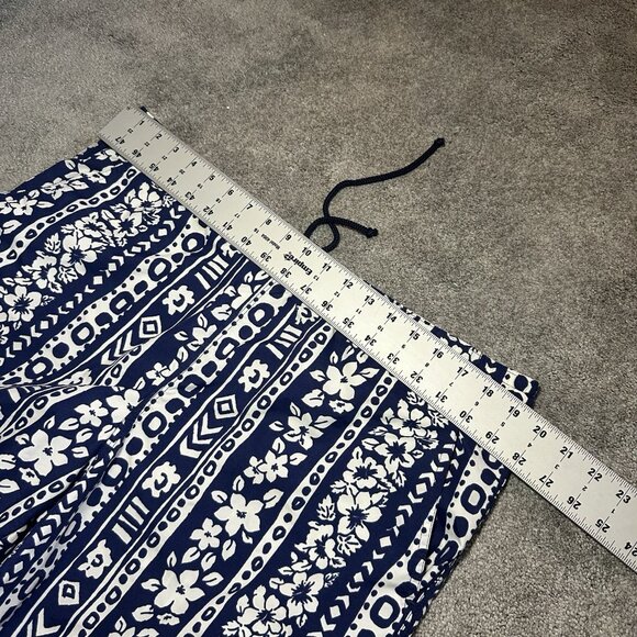 Paul Shark Yachting Nylon Swim Trunks Men L Large Blue Floral Lined Shorts - Picture 12 of 15